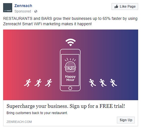 zenreach-facebook-ad-example